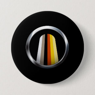 Long Hair Pride 7.5 Cm Round Badge