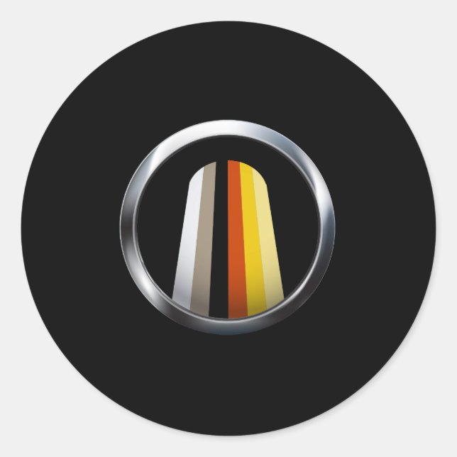 Long Hair Pride Classic Round Sticker (Front)