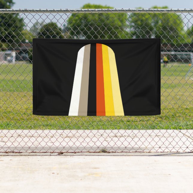 Long Hair Pride Flag Banner (Insitu)