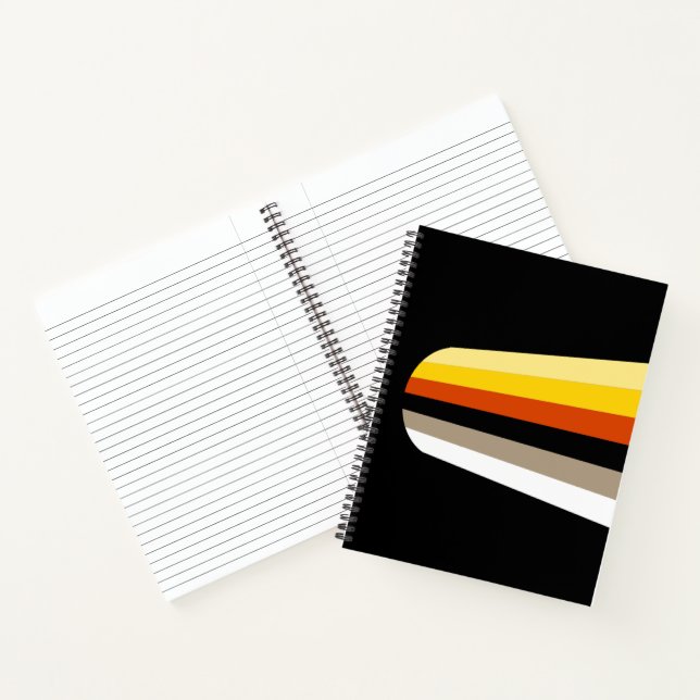 Long Hair Pride Flag Notebook (Inside)