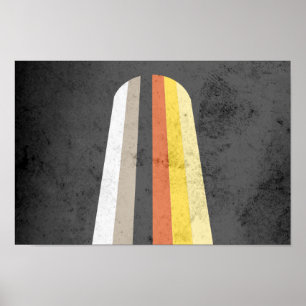 LONG HAIR PRIDE FLAG POSTER