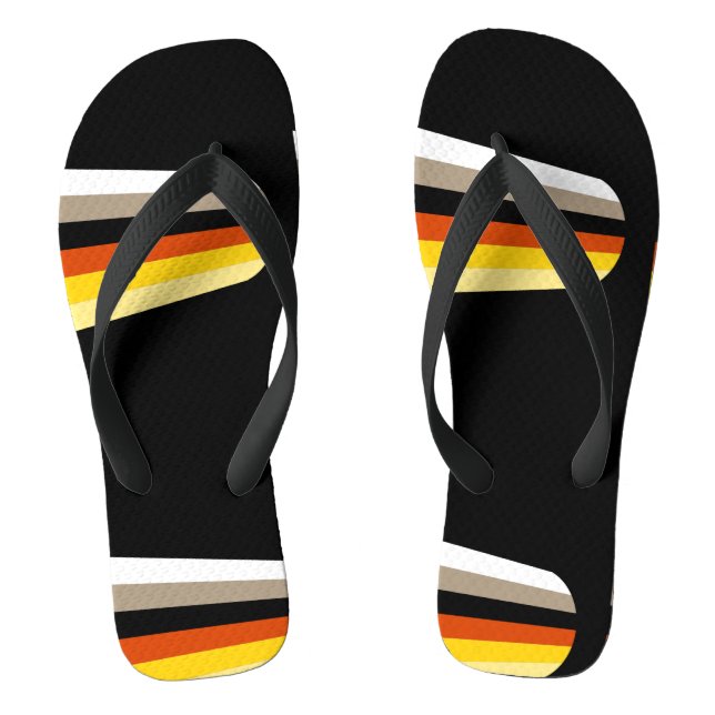 Long Hair Pride Jandals (Footbed)
