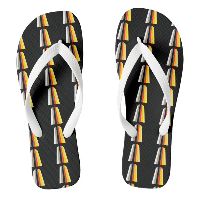 Long Hair Pride Jandals (Footbed)