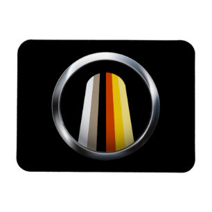 Long Hair Pride Magnet