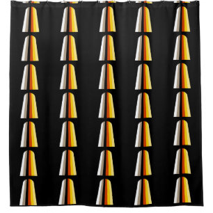 Long Hair Pride Shower Curtain