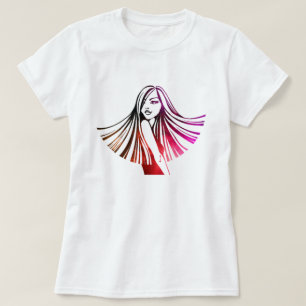 Long Haired Beauty T-Shirt