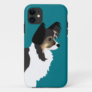 Long-haired Chihuahua or Papillon Basic Design Case-Mate iPhone Case