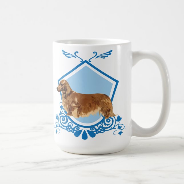 Long-haired Dachshund Coffee Mug (Right)