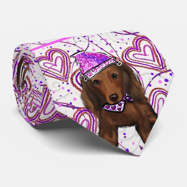 LONG HAIRED RED DOXIE         TIE (Rolled)