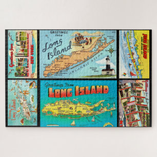 Long Island 20x30 Postcard Puzzle