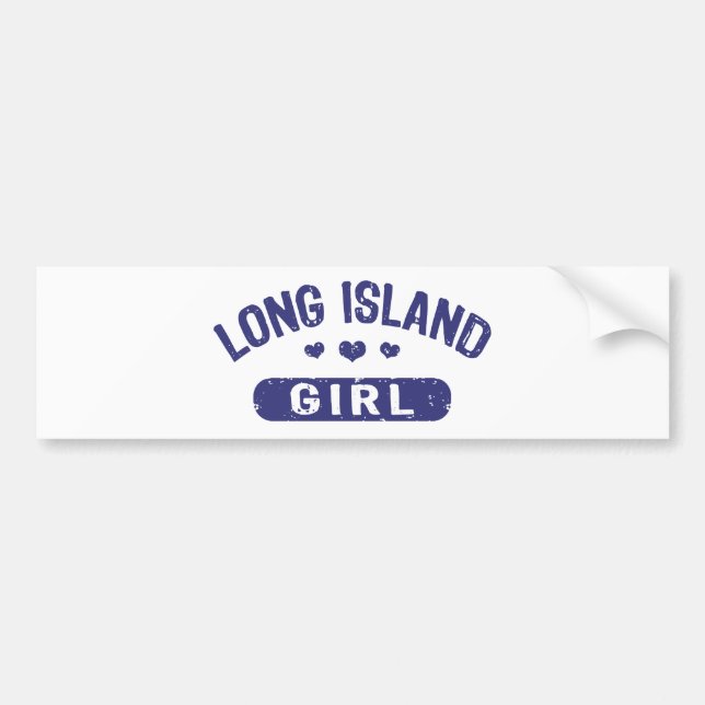 Long Island Girl Bumper Sticker (Front)