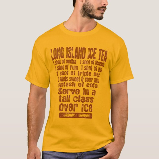 Long Island Ice Tea shirt - choose style & colour (Front)