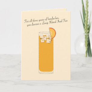 Long Island Iced Tea // Funny Father's Day Card