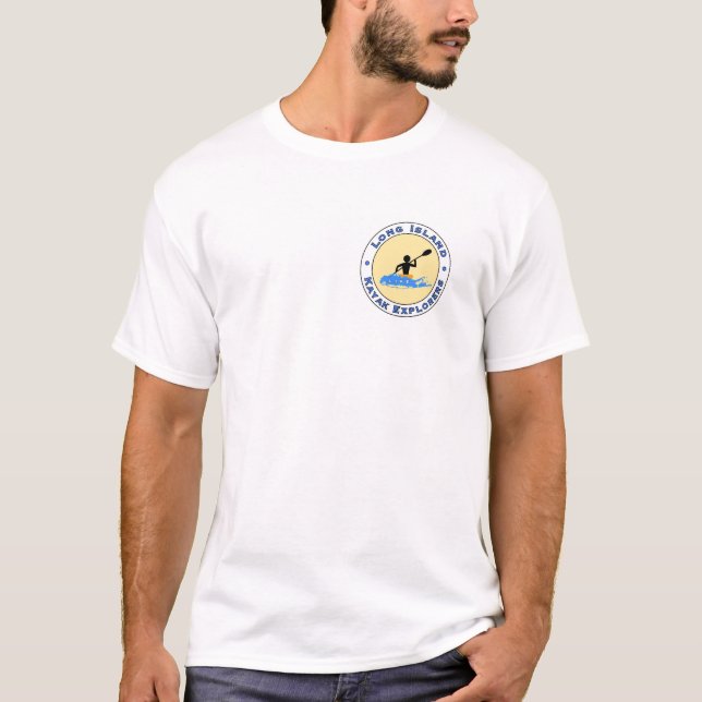 Long Island Kayak Explorers Front and Back Logo T-Shirt (Front)