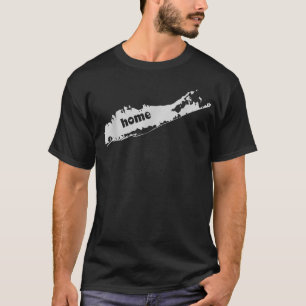 Long Island Love Home Map T-Shirt