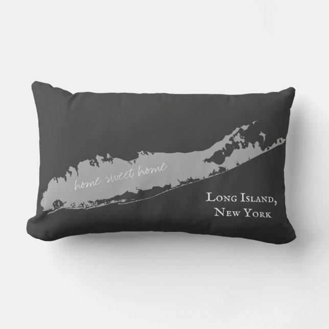 Long Island New York Lumbar Cushion (Front)