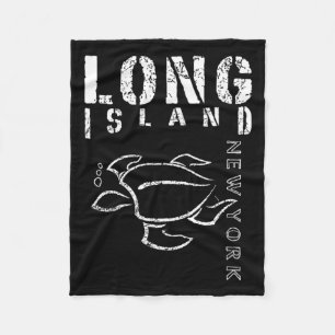 Long Island New York Souvenir Fleece Blanket