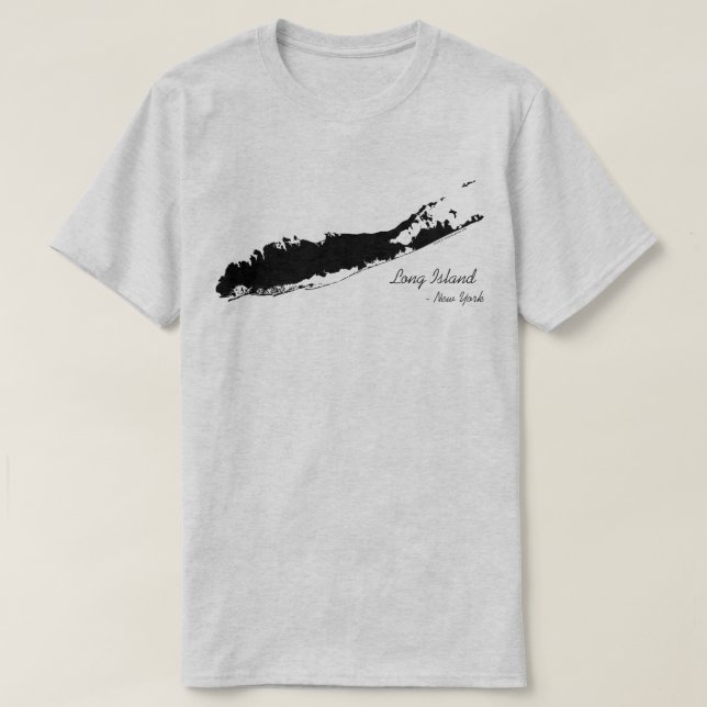 Long Island New York T-Shirt (Design Front)