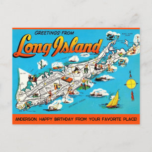  Long Island, NY Occasion Postcard