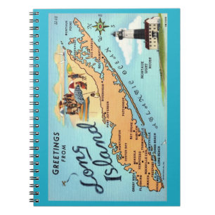 Long Island NY  Spiral Notebook
