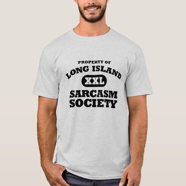 Long Island Sarcasm Society Novel Tee (Front)