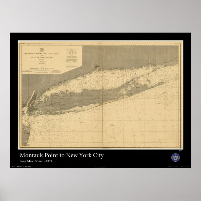 Long Island Sound - 1899 Poster (Front)