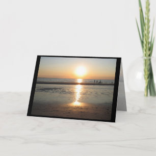 Long Island Sunset Greeting Card