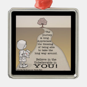 Long Journey Metal Tree Decoration