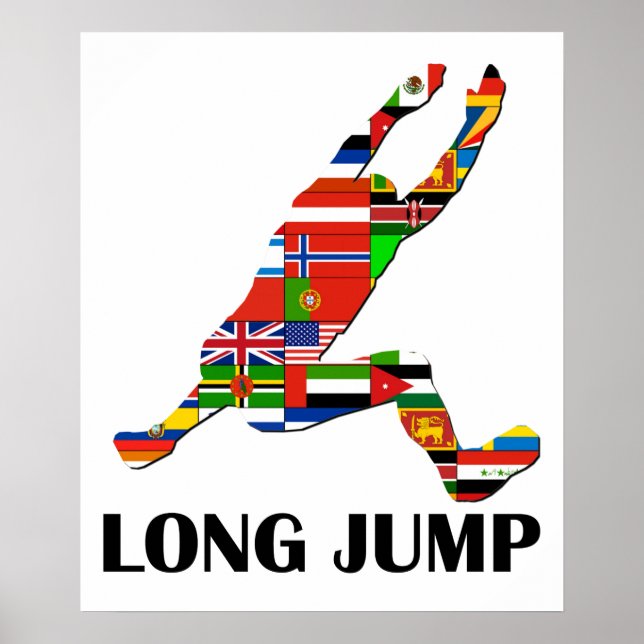 Long Jump Poster (Front)