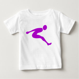 Long Jump - Purple Baby T-Shirt