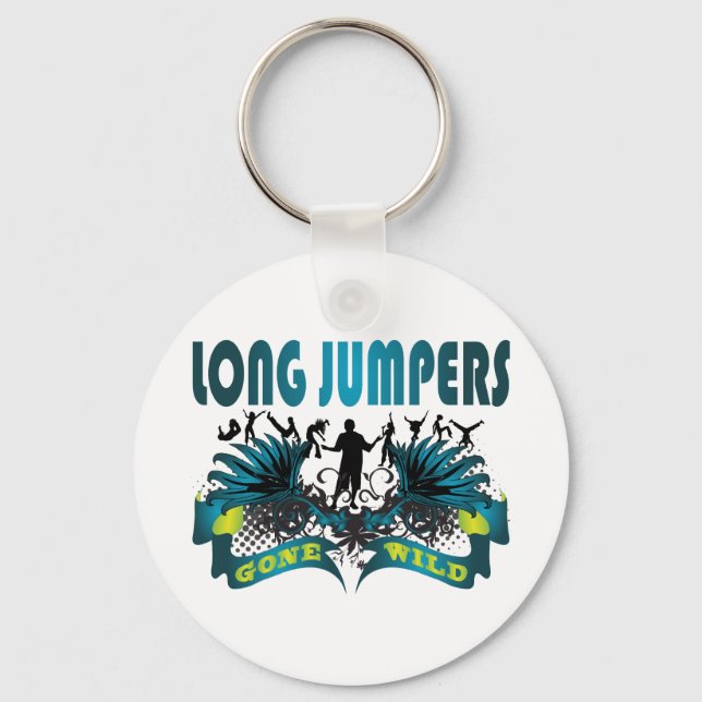 Long Jumpers Gone Wild Key Ring (Front)