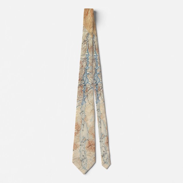 Long Lake in Adirondack Mountains Tie (Front)