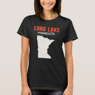 Long Lake Minnesota USA State America Travel Minne T-Shirt