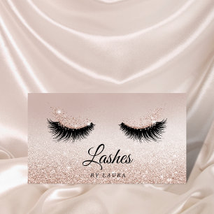 Long Lash Extension Makeup Artist Business Card
