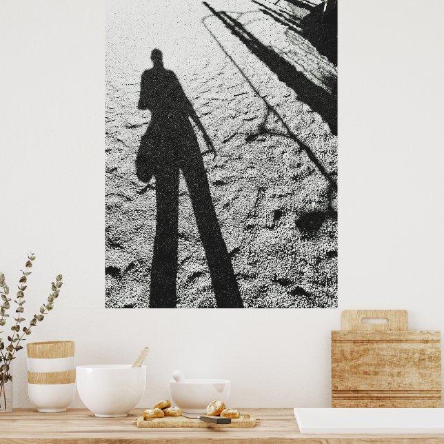Long Legs Silhouette Poster (Kitchen)