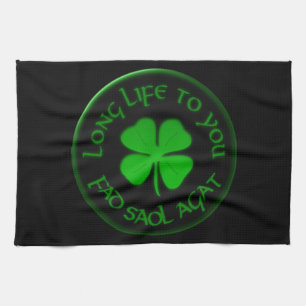 Long Life To You Irish Saying Tea Towel