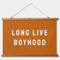 Long Live Boyhood Boy's Room Playroom Nursery Wall
