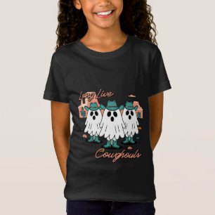 Long Live Cowghouls Cowboy Ghost Halloween T-Shirt
