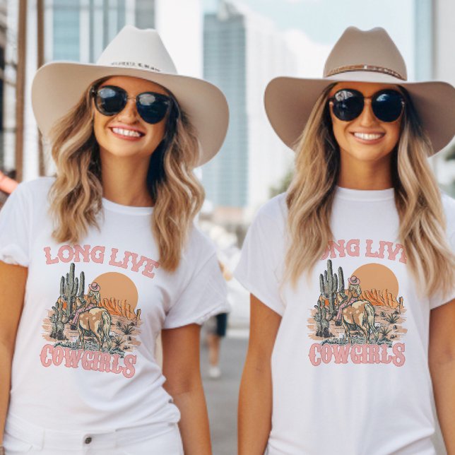 Long Live Cowgirl Bachelorette Bridal Party T-Shirt (Creator Uploaded)