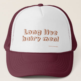 Long Live Hairy Men Customisable Hat Template