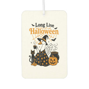 Long Live Halloween Goose Witch Car Air Freshener