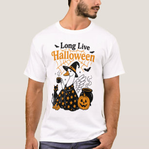 Long Live Halloween Goose Witch T-Shirt