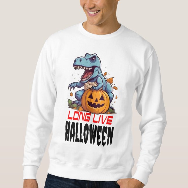 Long live halloween men's sweatshirt  (Front)