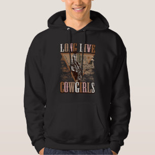 Long Live Howdy Rodeo Western Country Southern Cow Hoodie