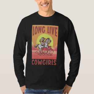 Long Live Howdy Rodeo Western Country Southern Cow T-Shirt
