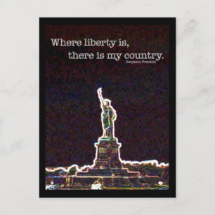 Long Live Liberty Postcard