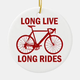 Long Live Long Rides Ceramic Tree Decoration