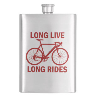 Long Live Long Rides Hip Flask