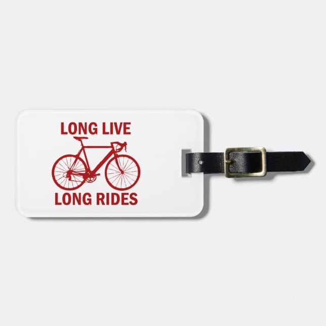 Long Live Long Rides Luggage Tag (Front Horizontal)