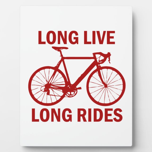 Long Live Long Rides Plaque (Front)